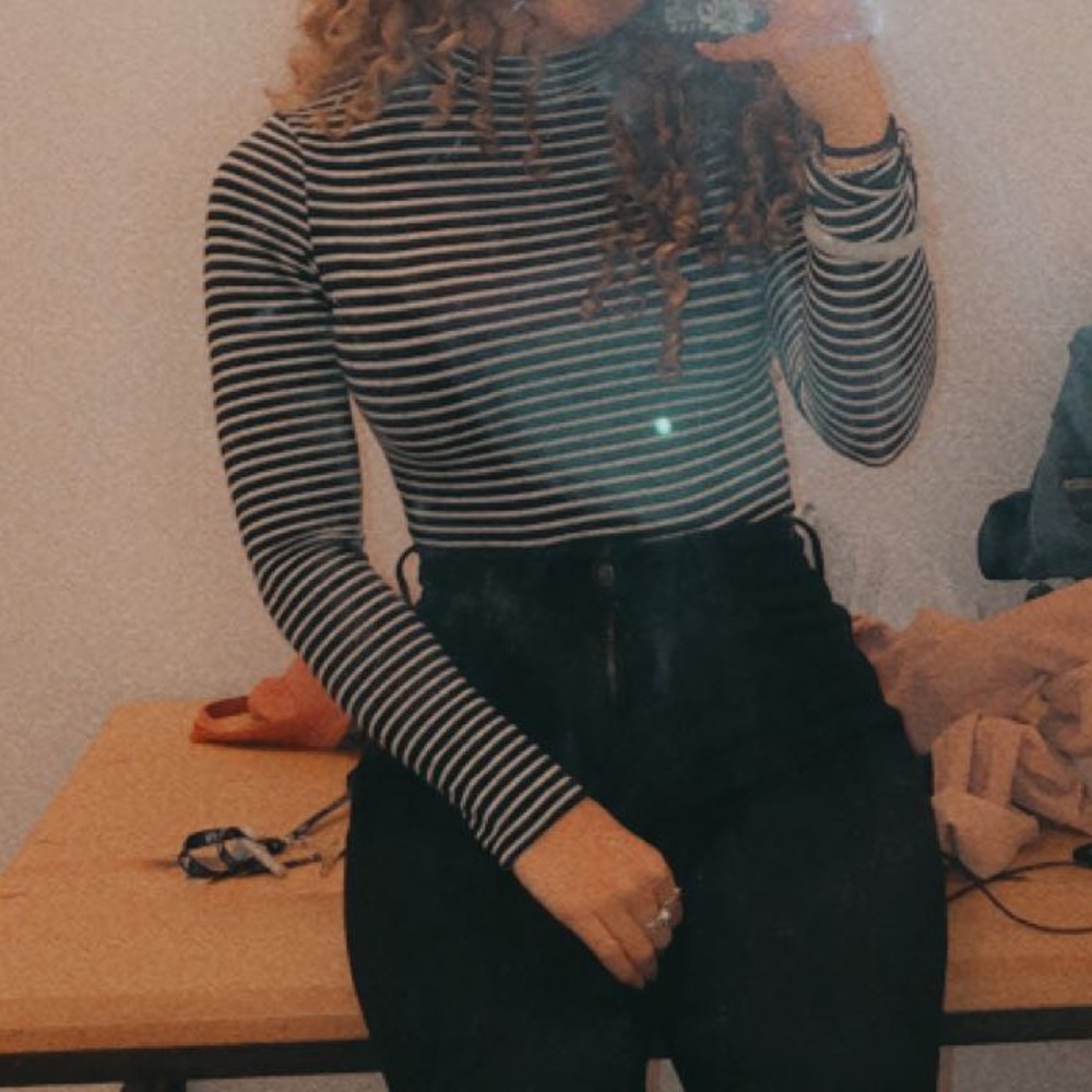 American Eagle mock neck body suit